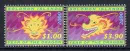 Solomon Islands 2000 Chines New Year - Year Of The Dragon Set MNH (SG 966-967) - Solomoneilanden (1978-...)