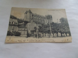 PAU ( 64 Pyrenees Atlantiques )  PLACE DE LA MONNAIE ET LE CHATEAU  1903 - Pau