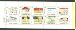 FINLAND - MANOR HOUSES, Architecture Booklet 1982 MNH - Nuovi