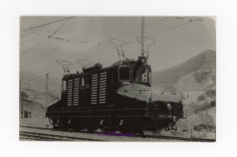 Photo Locomotive Chemin De Fer De La Mure Saint Georges De Commiers 1917 Isère 38 Alpes France Train Motrice électrique - Trains