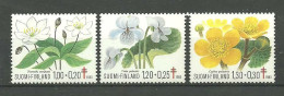 FINLAND FLOWERS - Anti-Tuberculosis Set 1983 MNH - Unused Stamps