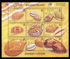 Solomon Islands 2002 PhilaKorea 2002 Stamp Exhibition - Shells Sheetlet MNH (SG 1024-1032) - Solomoneilanden (1978-...)