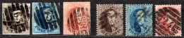 Lot De 6 Timbres Avec Oblitérations De Perceptions Sur 10A, 7, 12, 14A, 15A Et 16A. Cote 200,00 € - 1851-1857 Medaillons (6/8)