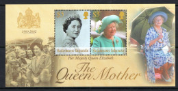 Solomon Islands 2002 Queen Elizabeth The Queen Mother Commemoration MS MNH (SG MS1036) - Solomoneilanden (1978-...)
