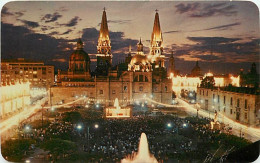 Mexique - Mexico - Guadalajara - Jalisco - Crepusculo Sobre La Catedral De Guadalajara - Twilight Sky Over Guadalajara's - Messico