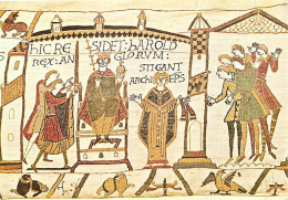14 - Bayeux - Telle Du Conquest Dite Tapisserie De La Reine Mathilde - 20 - Harold Se Fait Sacrer Roi D'Angleterre - CPM - Bayeux