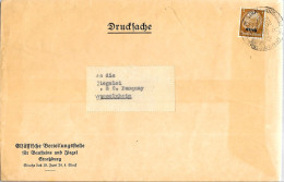 D377 - TIMBRE HINDENBOURG SURCHARGEE ALSACE SUR LETTRE DE STRASBOURG DU 21/09/41 - Lettres & Documents