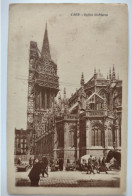 14 CAEN - Le Marché - Clocher De L'église St Pierre En Rénovation (échafaudage) - Caen