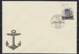 Lithuania 1997 Old Baltich Sailing Ship 1v FDC Ca 10.5.1997 (60292) - Lithuania