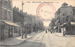 Les Lilas       93        Rue De Paris.  Cachet 66 Eme Rgt Territorial Infanterie   . N°451    (voir Scan) - Les Lilas