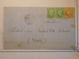 DR10  FRANCE BELLE LETTRE   RR  1872  PETIT BUREAU LA ROCHE S FORON  +PAIRE   5C N°20 +AFF. INTERESSANT+ + - 1849-1876: Période Classique