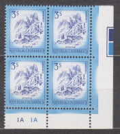 1978 , Mi 1596 ** (3) - 4er Block Postfrisch - Freimarke : Schönes Österreich - Bischofsmütze Im Dachsteinmassiv - Unused Stamps