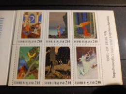 FINLAND - ART Illustrations Booklet 1990 MNH - Unused Stamps