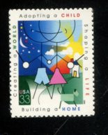 205983982 2000 SCOTT 3398 POSTFRIS MINT NEVER HINGED  (XX) - ADOPTION - STICK FIGURES - Unused Stamps