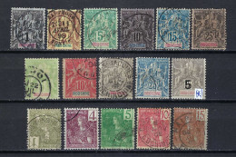 INDOCHINE 1892-1906: Lot D'obl. Et Neufs* - Usati