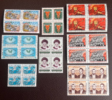 1981 ( 6 Sets Of Stamps From 1360 ) In Blocks Of 4 , All MNH N - Iran