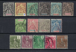 INDOCHINE 1892-1906: Lot D'obl. Et Neufs* - Usati