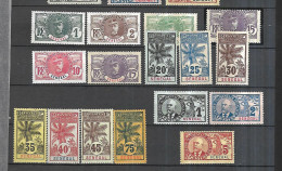 SENEGAL  1906 CAT YT   30 à 46  ( Sauf N°32  Et 42   ) N* MLH COTE 389  N°35 * Et ** - Unused Stamps