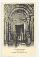 66/ CPA - Coustouges - Porte Romane De L'Eglise - Other & Unclassified