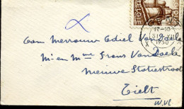 Kleine Envelop / Petite Enveloppe Naar Tielt, Met N° 767 - 1948 Export