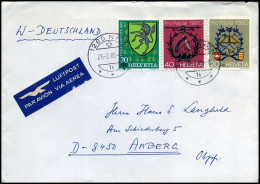 Switzerland - Cover To Amberg, Germany - Covers & Documents
