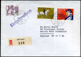 Switzerland - Cover To Batley, England - Covers & Documents