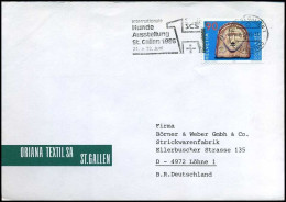 Switzerland - Cover To Löhne, Germany - Covers & Documents