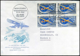 Switzerland - FDC - 50 Jahre Alpenüberquerung Durch Oskar Bider - FDC