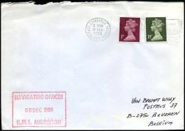 Great-Britain - Cover To Melsele, Belgium - HMS Swiftsure - Brieven En Documenten