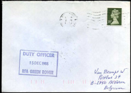 Great-Britain - Cover To Beveren, Belgium - RFA Green Rover - Storia Postale