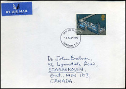 Great-Britain - Cover To Scarborough, Canada  - Storia Postale