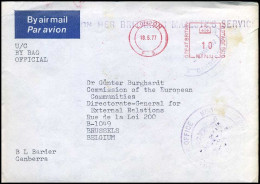 Great-Britain - Cover Brussels, Belgium - "by Bag Official" - Storia Postale