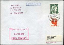 Deutschland - Cover To Ahlen - HMS Hardy  - Briefe U. Dokumente