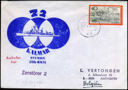 Deutschland - Cover To Antwerp, Belgium - Zerstörer 2 - Briefe U. Dokumente