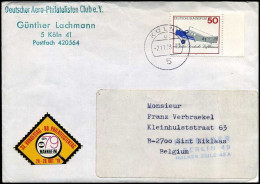 Deutschland - Cover To Sint-Niklaas, Belgium - Briefe U. Dokumente