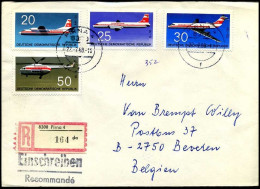 DDR - Cover To Beveren, Belgium - Covers & Documents