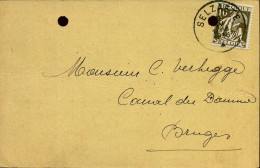 Postkaart -  Van Selzaete Naar Bruges -- "Association Générale Des Malteurs Belges" - Tarjetas 1934-1951