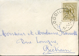 Kleine Envelop / Petite Enveloppe Met N° 853 - 1951-1975 Lion Héraldique