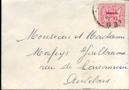 Kleine Envelop / Petite Enveloppe Met N° 859 - 1951-1975 Lion Héraldique