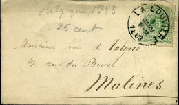 Kleine Envelop / Petite Enveloppe Met N° 45 - 1869-1888 Lying Lion