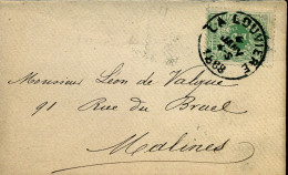 Kleine Envelop / Petite Enveloppe Met N° 45 - 1869-1888 Lying Lion