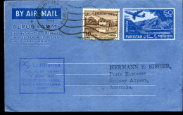 Pakistan - Aerogramme To Sydney, Australia - Pakistan