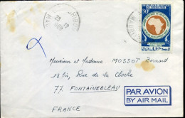 République Islamique De Mauritanie - Cover To Fontainebleau, France - Mauritania (1960-...)