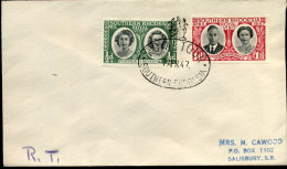 Southern Rhodesia - Cover To Salisbury - Royal Visit - Rhodésie Du Sud (...-1964)