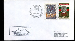 USSR - Cover To Mömlingen, Germany - M.S. "Leonid Brezhev", Paquebot - Brieven En Documenten