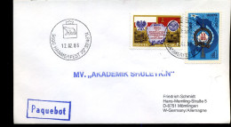 USSR - Cover To Mömlingen, Germany - "MV "Akademid Shuleyk.N", Paquebot - Brieven En Documenten