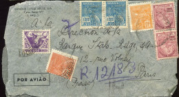 Brasil - Cover To Paris, France - Covers & Documents