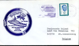 Turkey - Cover To St.-Amandsberg, Belgium - FGS "Emden" - TCG "Gemlik" - Covers & Documents