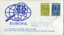 Nederland - Cover Naar Turnhout, België - Europazegels 1966 - Covers & Documents