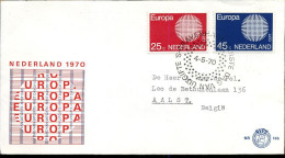 Nederland - Cover Naar Aalst, België - Europazegels 1970 - Covers & Documents